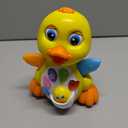 Yiosion Musical Flapping Yellow Duck Interactive Action Educational Learning Walking Light Up Dancing Toy for 1-Year-Old Baby Toddler Infant