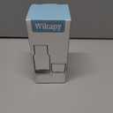 Wikapy Bedside Water Carafe and Glass Set With Silicone Coaster for Nightstand, Bedroom, 18 OZ Clear Mouthwash Dispenser for Bathroom