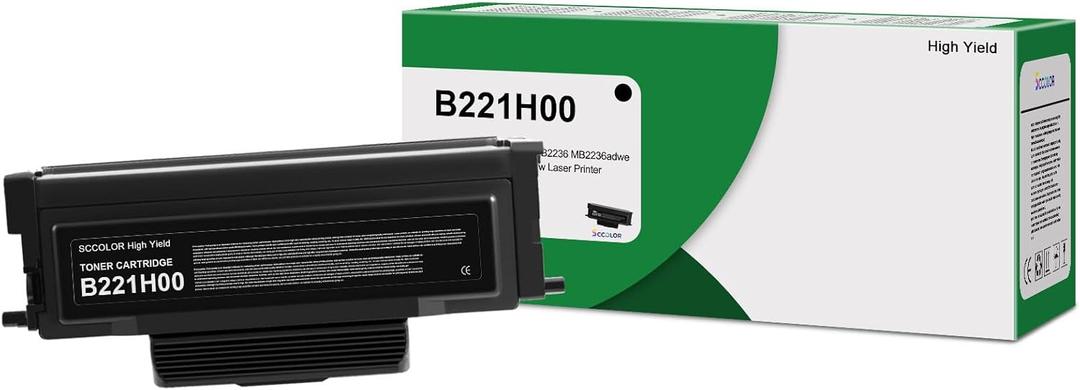 B221H00 Toner Cartridge High Yield 3,500 Pages Compatible for Lexmark B221H00 Black Toner Cartridge Replacement for Lexmark B2236 MB2236 MB2236adwe MB2236i MB2236adw B2236dw Laser Printer