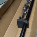 Room/Dividers/Now Adjustable Ceiling Mounted Curtain Rod - Heavy Duty and Long 56-10 Inches Extendable Rods for Walls, Ceilings, Windows and Room Partitions - Black