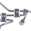Fuel Injection Pipe Set 16851-53720 16851-53710 16861-53733 Compatible with Kubota D722 D782 Engine, Tractor B7400HSD, B7410D, G1800, GR2120, GR2100