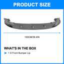 Front Bumper Lip for 2011-2016 BMW 5 Series F10 520i 535i 550i M Sport Front Bumper Lip Splitter Spoiler (Carbon Fiber)