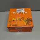 2 x Artscope Fall Decorative Throw Pillow Covers 20x20 Inch Set of 4 Fall Gifts for Home Decor, Buffalo Plaid Autumn Pumpkin Maple Leaves Harvest Decoration Pillow Cases for Home Sofa Couch Decor-Orange A