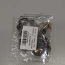 Chunky Heart Necklaces for Women - Exaggerated Statement Puff Beaded Necklace with Heart Penadnt, Amber Acrylic Necklace Gift for Girlfriends Wife Mom Grandma