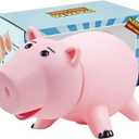 PHOCAS Hairphocas Cute Pink Pig Money Box Plastic Piggy Bank for Kid's Xmas Christmas Birthday Gift with Box