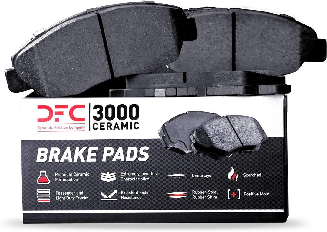Dynamic Friction Company 3000 Ceramic Brake Pads 1310-1426-00-Front Set