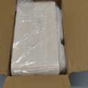 ECOLipak 100% Compostable 5 Compartment Plates, 125 Pack Disposable Paper Plates, Heavy-Duty Biodegradable Sugarcane Plates, Eco-Friendly School Lunch Trays (10.25 x 8.25 inch White 125pk)