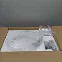 Semi Flush Mount Ceiling Light, 11.8" Vintage Clear Glass Ceiling Lights, 1-Light Mid Century Modern Drum Close to Ceiling Light Fixtures for Bedroom Kitchen Entryway Hallway Porch Foyer