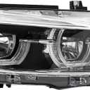 LOYALHEARTDY For 2016 2017 2018 2019BMW 3 Series F30 F31 320i 328i LED Front Headlight Assembly w/o AFS, Passenger Right Side Headlight Headlamp |63117419630 (RH)