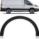 Rear Right Fender flare Molding Trim Wheel Cover Compatible with 2015-2023 Transit 150 250 350,Rear Passenger Side Door Fender Replace FO1790121 CK4Z61280K97AC