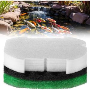Pond Filter for Ponds Maintenance Kit, Suitable for Inpond 5 in 1 600 Gallon Model, Includes Foam Filters and Polymer Wool Pads Efficient Filtration Solution (Fit 600/900)