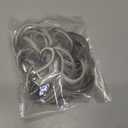 CJL HAIR Large Messy Bun Hair Piece Wavy Curly Scrunchies Synthetic Chignon Ponytail Hair Extensions Thick Updo Hairpieces for Women Dark Grey