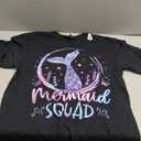 Mermaid Birthday Squad Party Girls Women Mermaid T-Shirt, L 