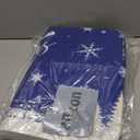 Merry Christmas Kitchen Mats, Blue Christmas Kitchen Rugs Set of 2-Blue Snowflakes Let It Snow Winter Kitchen Decor-Xmas Decorations for Floor, Bathroom, Living Room,Doorway 17x28 and 17x47 Inch