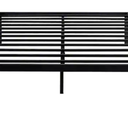 Full Bed Frames No Box Spring Needed, Heavy Duty Metal Platform with Steel Slat, Easy Assembly, 54 in. W, Black, 9 Legs