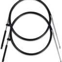 2pcs Boat Throttle and Shift Cables Compatible with Mercury MerCruiser Marine Force Outboard Engine 600A/4000 Series Controller(Gen 1/CC179xx, Gen2/CC189xx)
