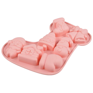 BPA Free 6-Cavity Christmas Present Moldes De Silicona Para Chocolate Bar Silicone Mould Silicone Baking Candy Moldб 2 Зшусуі