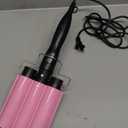 3 Jumbo Barrel Curling Iron Wand 32mm Hair Waver Temperature Adjustable Ceramic Big Waves Hair Crimper (1.25'')