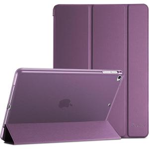 ProCase Smart Case for iPad 9.7 Inch iPad 6th/5th Generation, iPad Air 2/Air 1, Slim Soft TPU Stand Smart Cover for iPad 9.7 2018 2017 Model iPad Air 2 Air 1 -Purple