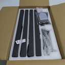 SUNVIE Low Voltage Landscape Lights 3W LED Pathway Lights Wired Aluminum Waterproof Outdoor Landscape Lighting 3000K 12-24V Path Lights Low Voltage for Garden Yard Walkway ETL, 8 Pack with Connectors (Soft White(3000K)) Black