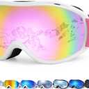 Supertrip Ski Goggles Men Women Anti-Fog Snow Goggles UV Protection Snowboard Goggles for Adult Youth