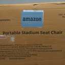 Sportneer Stadium Seats with Back Support: 2.5'' Thick Comfy Cushion 6 Adjustable Angle Bleacher Seat with Armrest - 2 Large Pockets, 2 Cup Holders Stadium Chair for Sport Events Concerts Parks