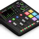 RØDE RØDECaster Duo Compact All-in-One Audio Production Solution for Podcasting, Streaming, Music Production and Content Creation (Black)