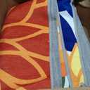 Colorful 5x8 Outdoor Area Rug Washable Multicolored Patio Rug Tropical Botanical Floral Chenille Waterproof Outdoor Carpet for Living Room, Deck, Backyard, Porch, Rainbow