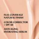 IT Cosmetics CC+ Cream - Natural Full Coverage Foundation With SPF 50+, Color Corrector & Anti-Aging Hydrating Serum, Hyaluronic Acid + Peptides, Lightweight Up To 24H Wear, All Skin Types