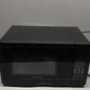 West Bend Microwave Oven 700-Watts Compact with 6 Pre-Set Cooking Settings, Speed Defrost, Electronic Control Panel and Glass Turntable, 0.7 Cu.Ft., Black