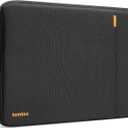 tomtoc 360 Protective Laptop Case Sleeve for 14 Inch Lenovo, HP, ASUS, Dell, Acer Laptop Notebook Ultrabook, Water-Resistant Shockproof Computer Bag with Accessory Pocket (Black)