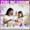 12-Rolls Curling Ribbon for Gift Wrapping - 3/16in x 125 Feet Per Roll - Curling Balloon String Ribbon Set for Presents, Bows, DIY Arts & Crafts, Wedding, Happy Birthday Decorations, Assorted Colors