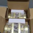 goldenwarm Gold Door Knobs Interior, Zinc Alloy Square Ball Brushed Gold Privacy Door Knobs for Bedroom, Bathroom,Heavy Duty Interior Door Knob Bulk - Modern & Stylish(6 Pack)