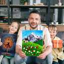 Acrylic Paint Set for Kids & Adults, Art Painting Supplies Kit with 18 Acrylic Paints, Paint Brushes, Canvas, Easel