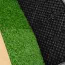 Windyun 32 Pack Artificial Grass Turf Interlocking Deck Tiles 12" x 12" Thick Synthetic Square Fake Interlocking Turf Self Draining Grass Tiles for Patio Indoor Outdoor Floor Decorations