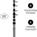 Telescoping Aluminum Portable Flagpole