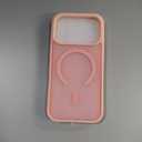 SUPFINE Magnetic for iPhone 17 Pro Case (Compatible with MagSafe)(Military Grade Drop Protection) Translucent Matte Shockproof with Anti-Fingerprint Phone Cover,Light Pink