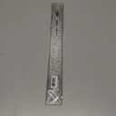 2 x ALVIN Clear Acrylic Ruler, Scratch Resistant, Multipurpose Drawing, Drafting, and Design Tool, Great for Both Students, Hobbyists, and Professionals Model T40-12 - 12 inches