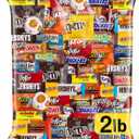 Chocolate Candy Variety Pack 2 LB Bulk Bag – Approx. 90 Individually Wrapped Treats – Assorted Milk & Dark Chocolate, Peanut Butter, Wafer & Coconut Mix – Perfect for Parties, Gifts & Sharing (EXP 09/01/27)