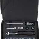 VESSEL (USA Official) e-ASSIST MINI Ratchet Wrench Set, 
60-Tooth Gear Ratchet, No-Load Speed 400RPM, Electric Output 8.85 lbf-in, Manual Torque 531 lbf-in (44 ft-lbs)