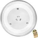 11.25" Microwave Glass Turntable Plate Replacement - Compatible with Samsung and GE -11 1/4" Microwave Glass Plate Replaces WB49X10097 WB39X0078 WB49X10034 AP3188581 PS651544 - BY AMI PARTS (11.25IN)