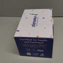 Ziruma Non-Toxic 1.5 cup Glass Food Storage Containers with Lids - Overnight Oats, Plastic Free Meal Prep, Reusable, Airtight, Microwave and Freezer Safe, 4 Pack