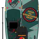 Retrospec Weekender Plus 10' Inflatable Stand Up Paddleboard Double Layer PVC iSUP Bundle w/Carrying case, 3 Piece Adjustable Aluminum Paddle, 3 Removable fins, Pump, and Cell Phone case