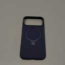 TORRAS Q3 Silicone for iPhone 17 Pro Max Case with Stand, Fit for MagSafe, Liquid Silicone Soft Cozy Grip, 360 Spin Stand, Camera Control, Protective Case for iPhone 17 Pro Max Silicone, Deep Blue