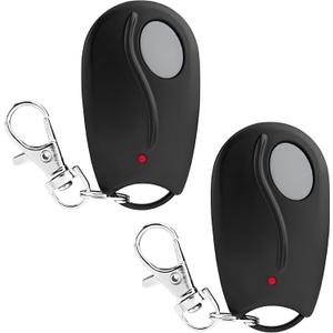 2 Pack Linear ACT-31B Garage Door Remotes, 318MHz MegaCode Compatible with MCT-3 MCT-11 LDCO800 Keychain Remote