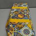 American Mahjong Tile Set with Yellow Printed Carrying Bag, 166 Blue Tiles, 4 All-in-One Color Racks/Pushers, Mah Jongg Sets, Mahjong Game Set for Travel, Christmas, Birthday Gifts