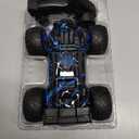 Remote Control Car, 1:18 Rc Cars, All-Terrain RC Truck with LED Light, 20KM/H, Rechargeable, 2WD, 2.4GHz, Sturdy PVC Shell, Remote Control Truck for Boys 4-7 8-12, Beginner (Blue)