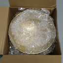 Nuogo 6 Pcs Gold Mixing Bowls Stainless Steel Mixing Bowl Decorative Gold Esthetician Bowls Metal Serving Bowl for Facial Cereal Rice Noddle Fruit Kitchen Party Cooking Baking Prepping(5.9 Inches)