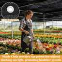 Sukh Shade Cloth for Garden - 70% Sunblock Shade Cloth for Garden Black Mesh Tarp 6.5 x 10 FT Sun Shade Cloth Sun Cover Sunshade Net for Outdoor, Patio, Plant, Greenhouse