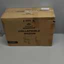 Favoyard Collapsible Wagon Carts Foldable 150L & 360LBS Portable Folding Wagons with All-Terrain Wheels & Brakes Heavy Duty Outdoor Utility Cart for Grocery Camping Shopping Sports Garden, Black